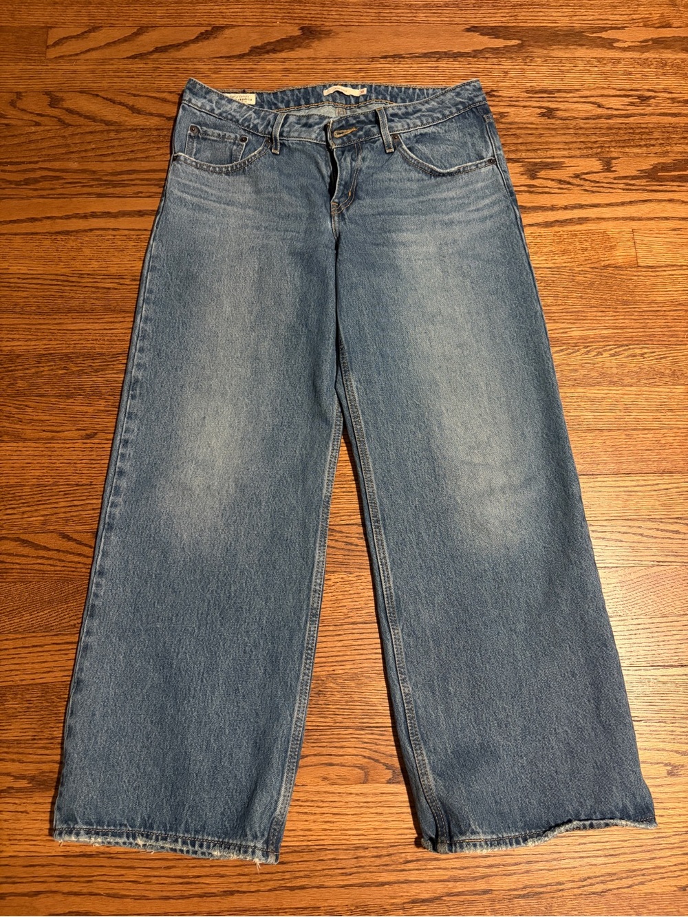 Levi's Light Blue Wide Leg Jeans
